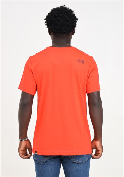 T-shirt a manica corta Easy arancione da uomo THE NORTH FACE | NF0A8A6C7ON1.